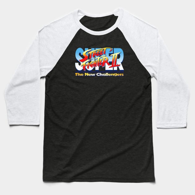 Super Street Fighter II: The New Challengers Baseball T-Shirt by LeeRobson